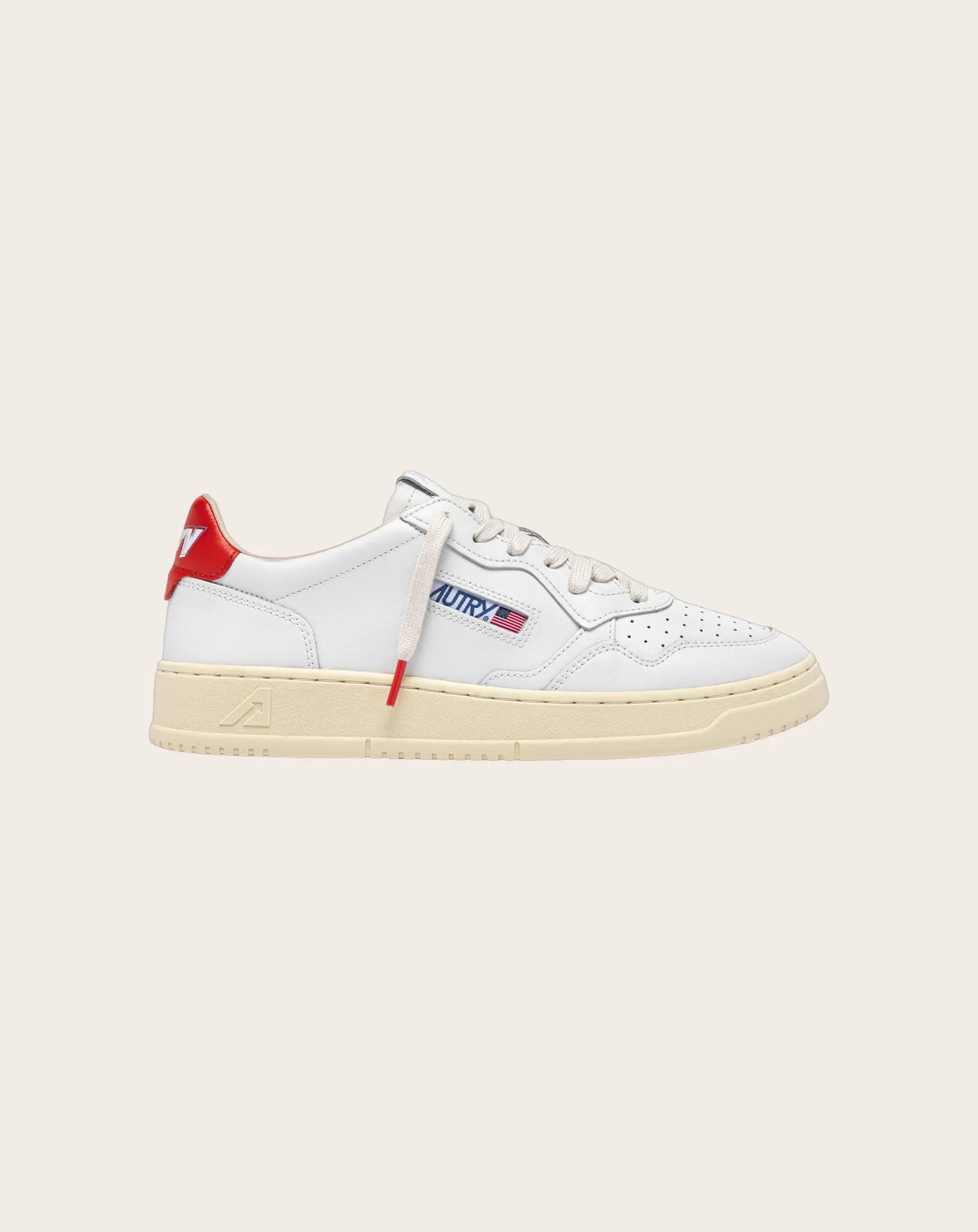 Autry - Medalist Low Leather Sneakers - Orange | L