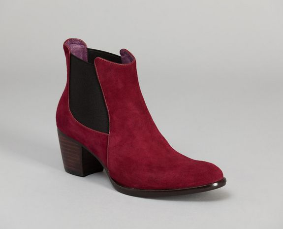 Bottines en chèvre velours MiMai 