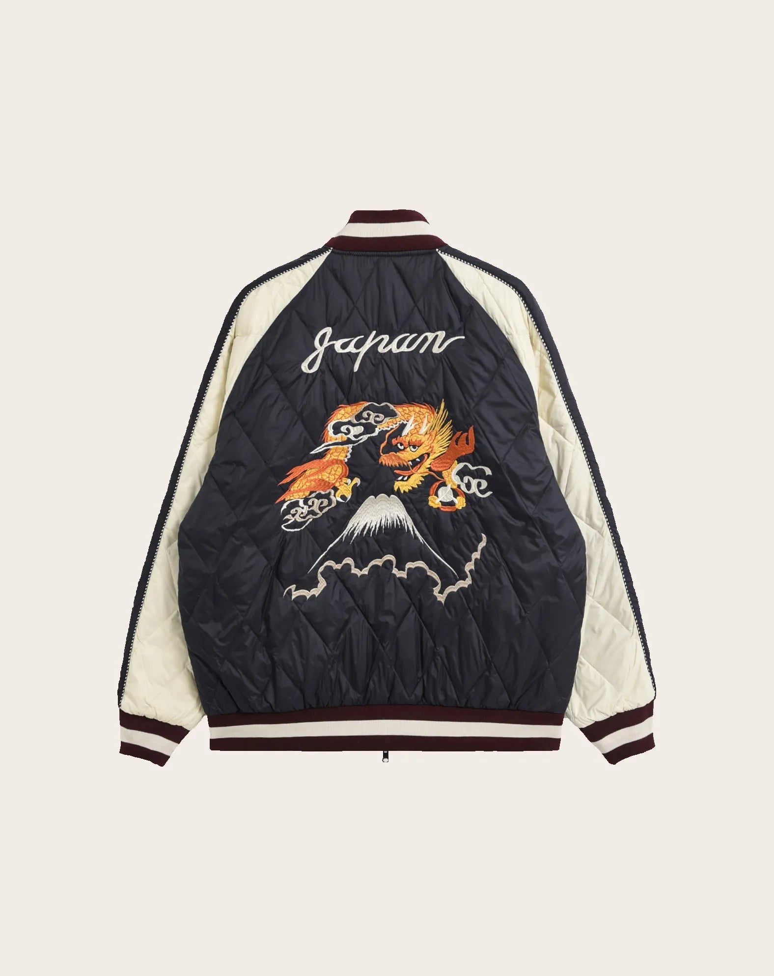 Taion - Doudoune Reversible Skajan Down Jacket Nylon - Bleu foncé Taion - Doudoune Reversible Skajan Down Jacket Nylon - Bleu foncé